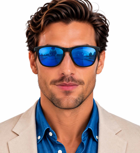 Carbon matte wave – Classic sportzonnebril