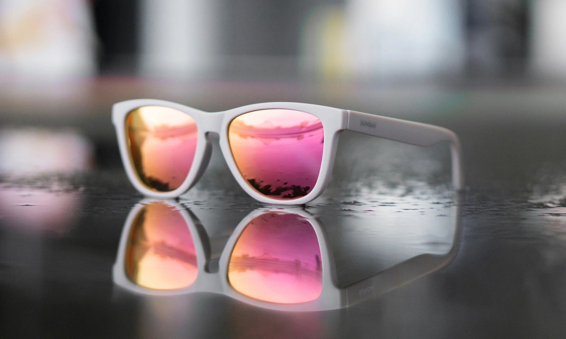 Grijze sportzonnebril Classic Arc light