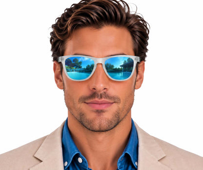 Misty iceblue – Classic sportzonnebril